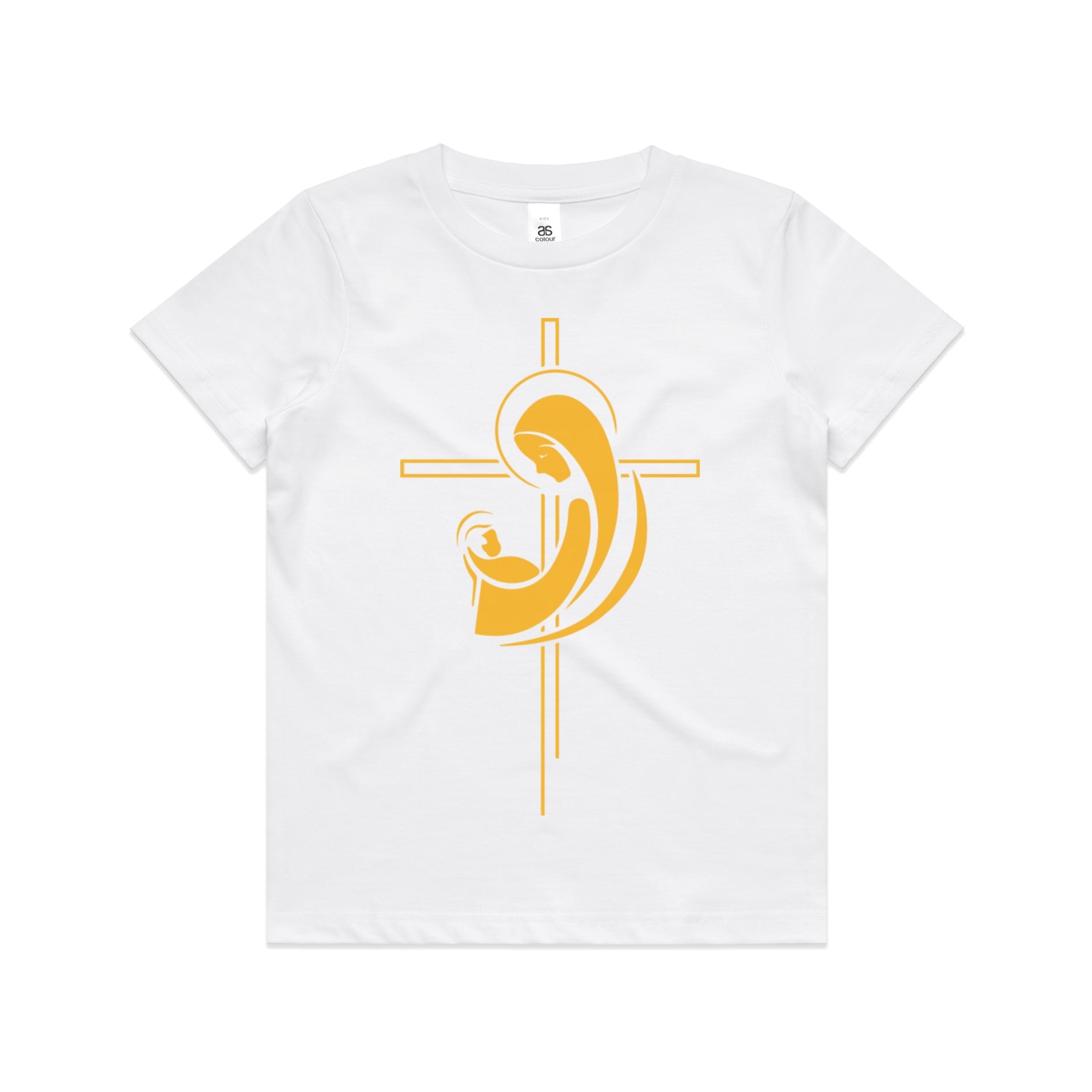 Mary and Baby Kids T-Shirts